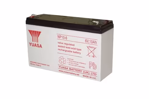 Batterie au plomb Yuasa - 6 v 10 Ah -151x50x98mm - NP10-6 - 1 unité
