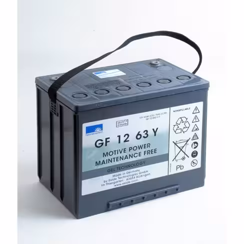 Batterie plomb gel Semi-traction - Exide - 12 v 70 Ah - 260x171x210mm - GF12063Y0 - 1 unité