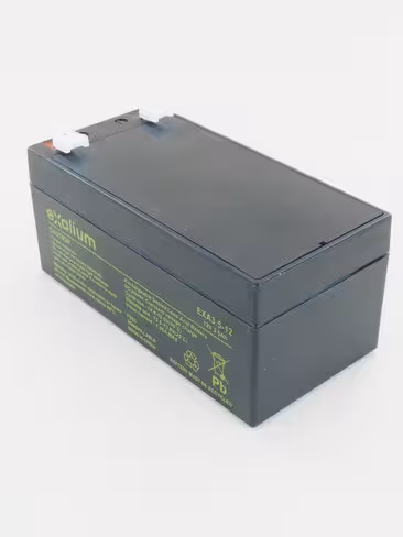 Batterie compatible - Exalium - 12 v 3,5 Ah - 134x67x59,5mm - 1 unité