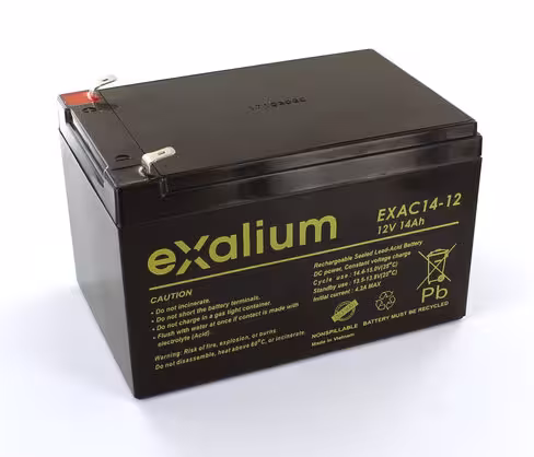 Batterie plomb cyclique - Exalium - 12 v 14 Ah - 151x98x95 mm - 1 unité