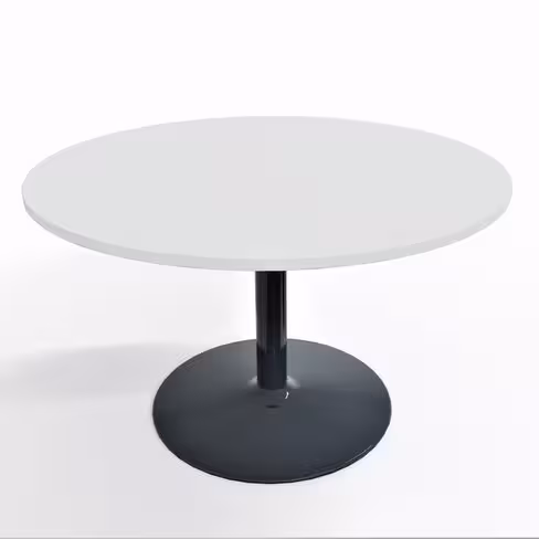 Table de réunion ronde 4 places Corial - Ø 120 cm - piétement central - délai court