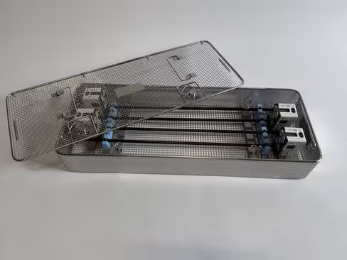 Panier pour conteneurs xxl Aesculap® - 5 pinces - accessoires - 660 x 255 x 100 mm