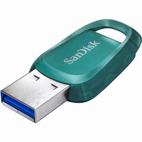 Clé USB 3.2 SanDisk Ultra Eco 64 Go - composé à plus de 70 % de plastique