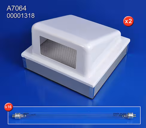 Pack annuel de maitenance eset DSC8000 - 2 filtres HEPA - 16 lampes UV pour SC8 version après 2022