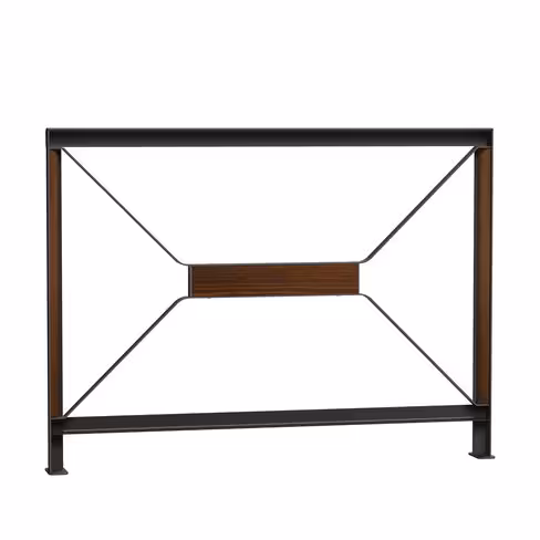 Barrière Utyl - habillage pin - structure acier - 89 x 120 x 4 cm - livré déchargé