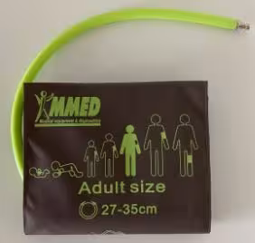 Brassard de PNI, réutilisable, adulte, 27-35 cm, à poche, lot de 5