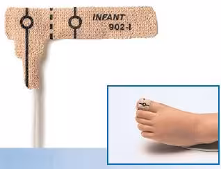 Capteur de SpO2, Nellcor standard, doigt, adhésif, usage unique, enfant, lot de 24