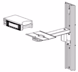 Plaque de montage murale [pour moniteur PM100N]