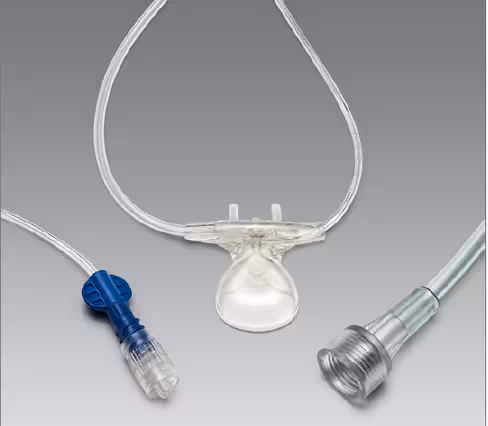 Ligne d'échantillonnage MicroStream Luer, avec O2, orale-nasale, adulte, lot de 25