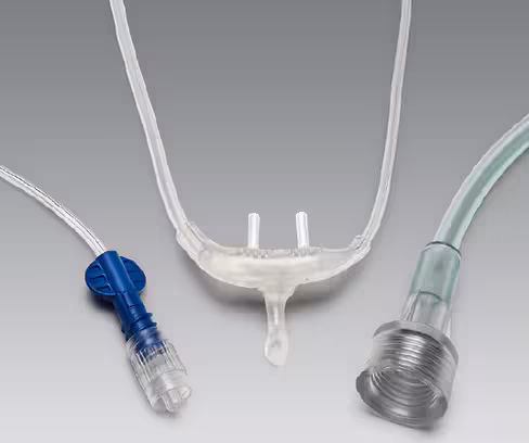 Ligne d'échantillonnage MicroStream Luer, avec O2, orale-nasale, enfant, lot de 25