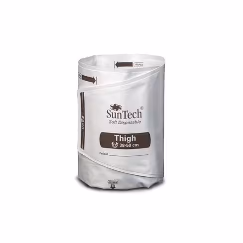 Brassard de PNI, Suntech, patient unique, adulte, cuisse 38-50 cm, lot de 20