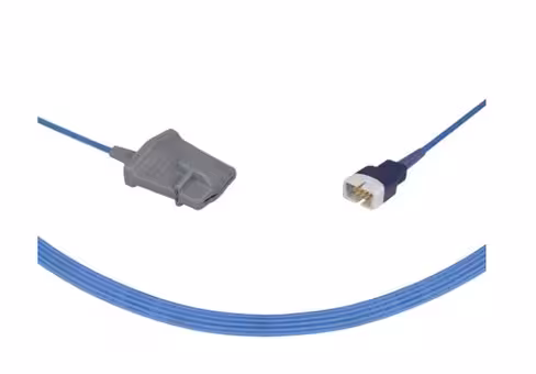 Capteur de SpO2, Nellcor Oximax, doigt, rigide, réutilisable, adulte, longueur de 1.1 m