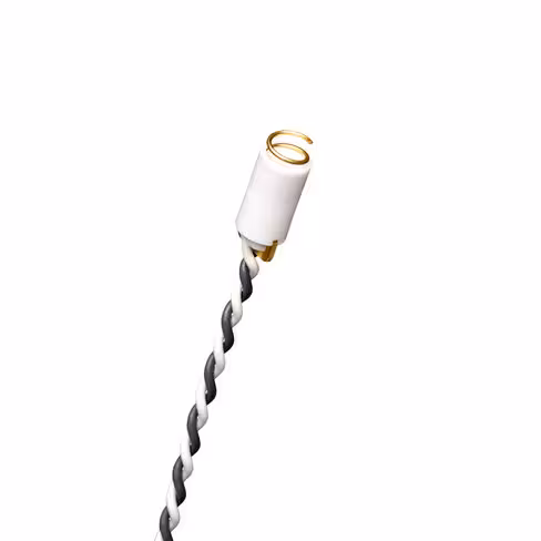 Electrode de scalp, à spirale unique, Goldtrace, 1 dérivation plaquée or, lot de 75 [pour STAN S41]