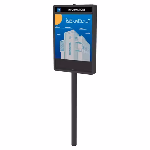 Journal électronique d'information Essentiel simple face - couleur - pitch 3,9mm - portait - surface d'affichage 1,5m²