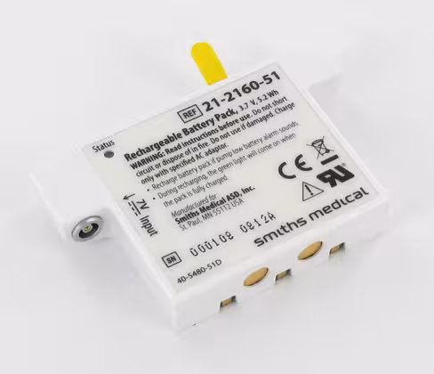Batterie originale - Smiths Medical - 3,7 v 1,4 Ah - pour pompe à perfusion Cadd Solis - 1 unité