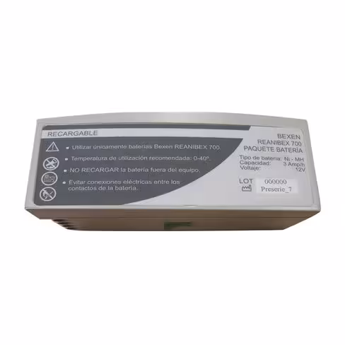 Batterie originale - Bexen Cardio - 12 v 3 Ah - pour défibrillateur Reanibex 700 - 1 unité