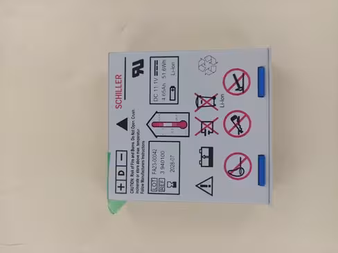 Batterie originale - Schiller - 11,1 v 4,65 Ah - pour défibrillateur Defigard 5000 et Touch 7 - 1 unité