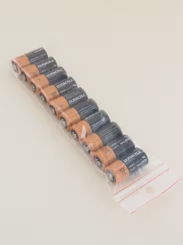 Jeu de piles compatibles - Duracell DL123A - pour défibrillateur AEDPlus - 1 jeu de 10