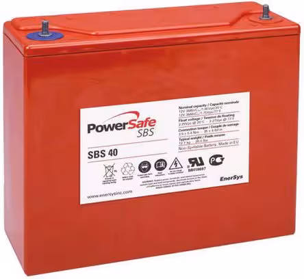 Batterie compatible - Getinge - 12 v 38 Ah - pour ventilateur Flow-i - 1 unité
