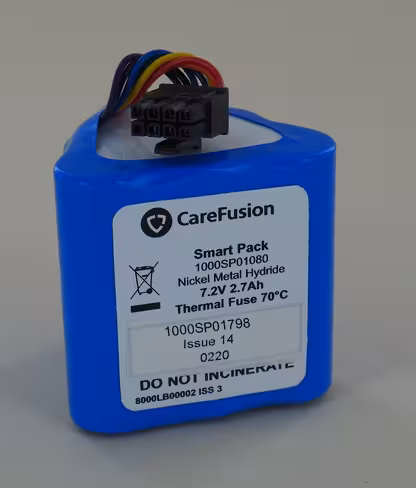 Batterie originale - Carefusion - 7,2 v 2,7 Ah - pour pousse seringue Asena Gs-Gh - 1 unité