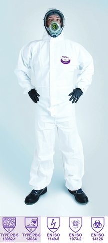 Combinaison WeePro à cagoule microporeux blanc type 5B-6B XXL x 50
