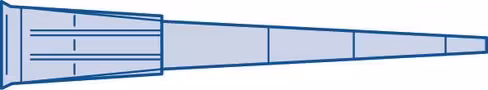 Pointe à orifice large certifiée 1-200 µl rack de 96 stérile naturel x 960