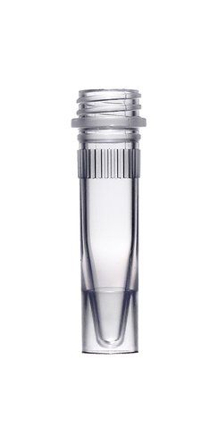 Tube 1,5 ml certifié strié à jupe naturel x 500