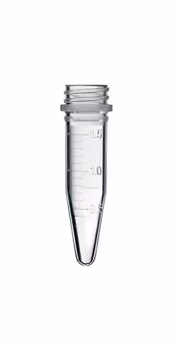 Tube 1,5 ml certifié gradué conique naturel x 500