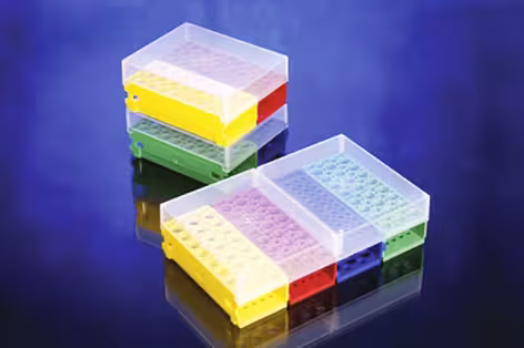 Portoir PCR lock-rack coloris assortis x 4