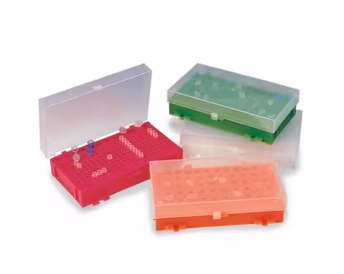 Portoir PCR workstation biface coloris assortis x 5