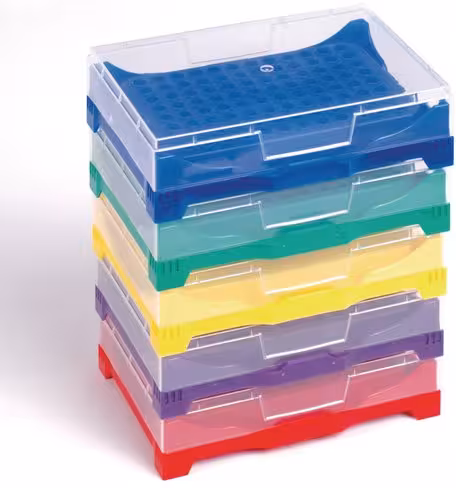 Portoir empilable starPCR coloris assortis x 5