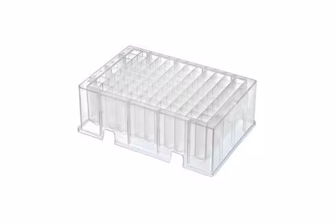 Plaque deepwell 96 puits 2,2ml puits carrés avec fonds coniques x 10
