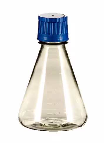 Flacon Erlenmeyer PC, 1000 ml, fond plat, stérile x 6