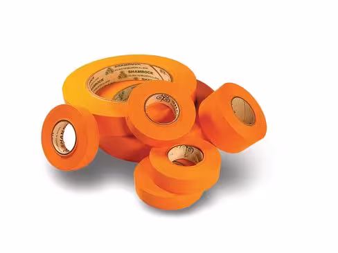 Ruban auto-adhésif largeur 25,4 mm longueur 55 m orange