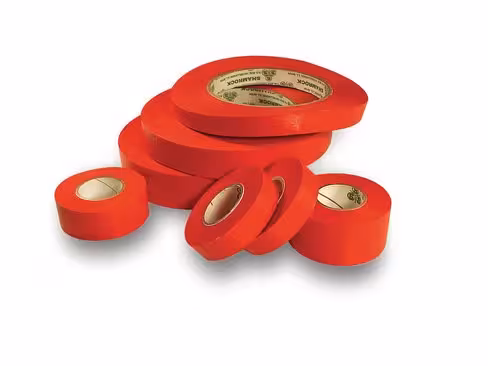 Ruban auto-adhésif largeur 19,0 mm longueur 12,7 m rouge