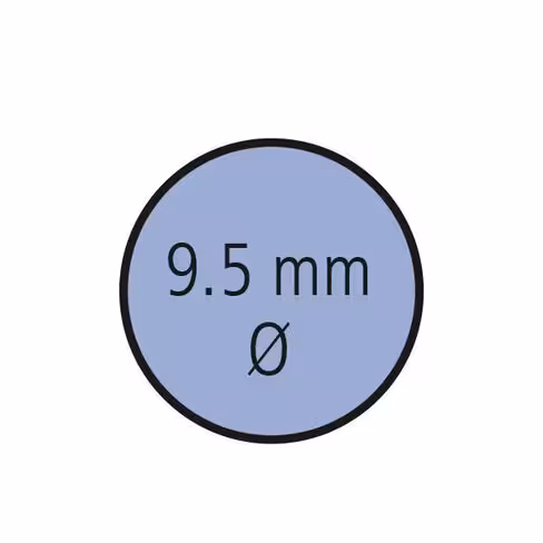 Gommette adhésive StarTags ø 9,5 mm bleu x 2000