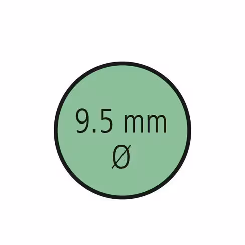 Gommette adhésive StarTags ø 9,5 mm vert x 2000
