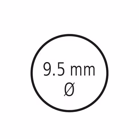 Gommette adhésive StarTags ø 9,5 mm blanc x 2000