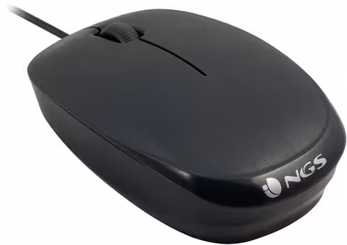 Souris filaire optique - NGS Flame-C - 1000 DPI - USB-C noir Lot de 5