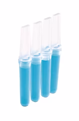 Barrette 4 tubes style rotor-gene 0,1 ml et bouchons naturel x 250