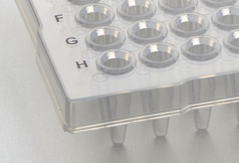 Plaque PCR semi jupée 96x0.2ml, jaune x 10