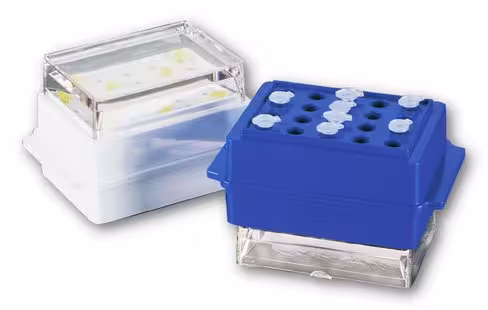 Portoir cryo secure double-face bleu