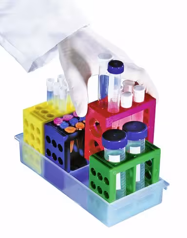 Portoir totally tubullar jeu de 4 néon coloris assortis