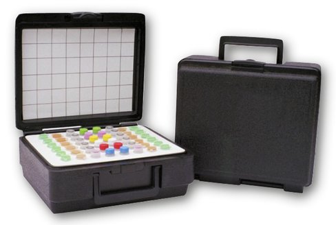 Rack pour congélateur de paillasse/mallette de transport 48 tubes noir