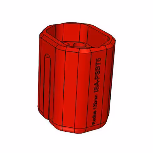 Nacelle plastique pour tube fond plat 5 ml pour rotor RXN 100 - lot de 4