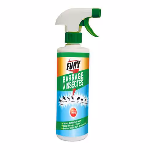 Fury barrage à insectes - pistolet de 500 ml carton de 6