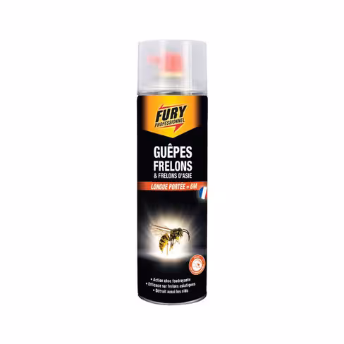 Fury frelons et guêpes - aerosol 500 ml carton de 6