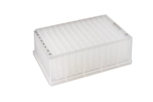 Microplaque PlateOne 96 puits 2 ml puits carrés à fond en V PP en vrac naturel x 20