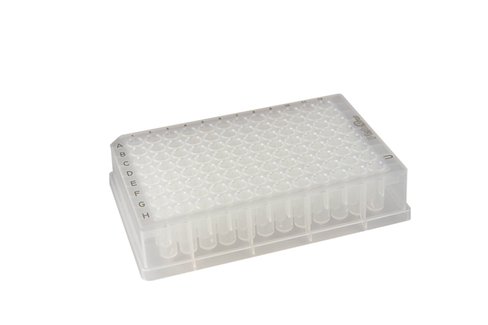 Microplaque PlateOne 96 puits 0,5 ml puits ronds fond rond PP stérile emballage individuel naturel x 32