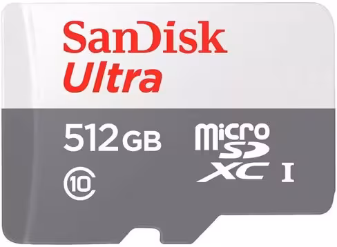Carte mémoire Micro SDXC - Sandisk Ultra - 512 Go - classe 10